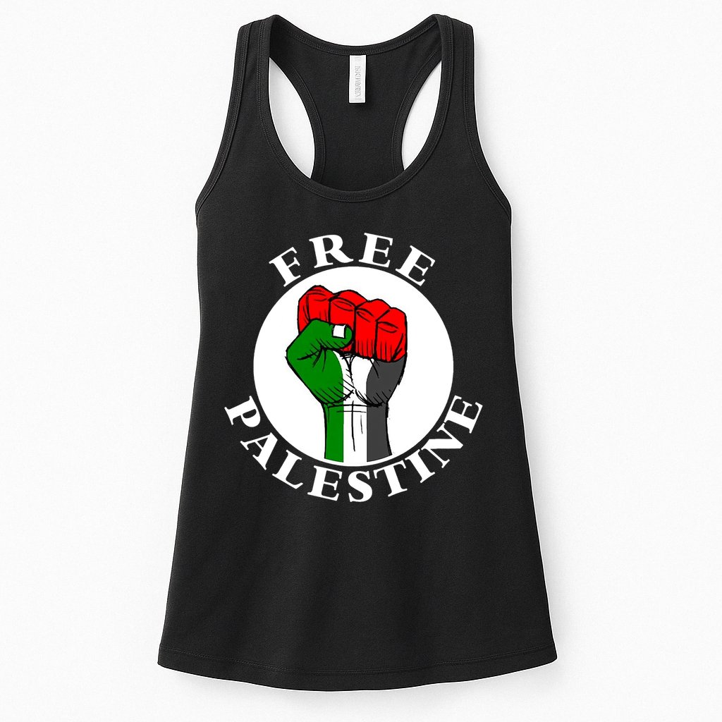 #Freepalestine Free Palestine Womens Tank Top
