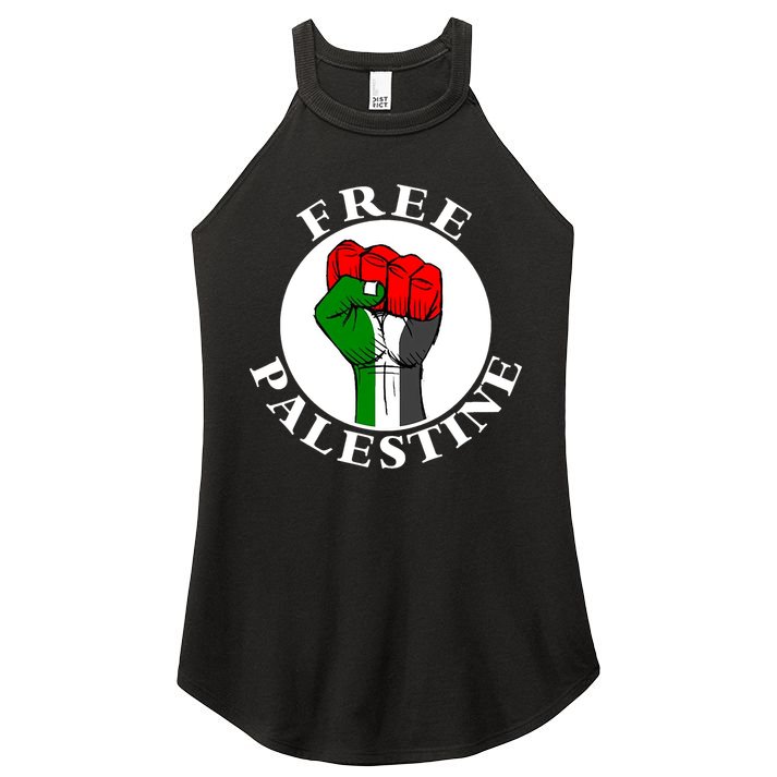 #Freepalestine Free Palestine Women's Perfect Tri Rocker Tank