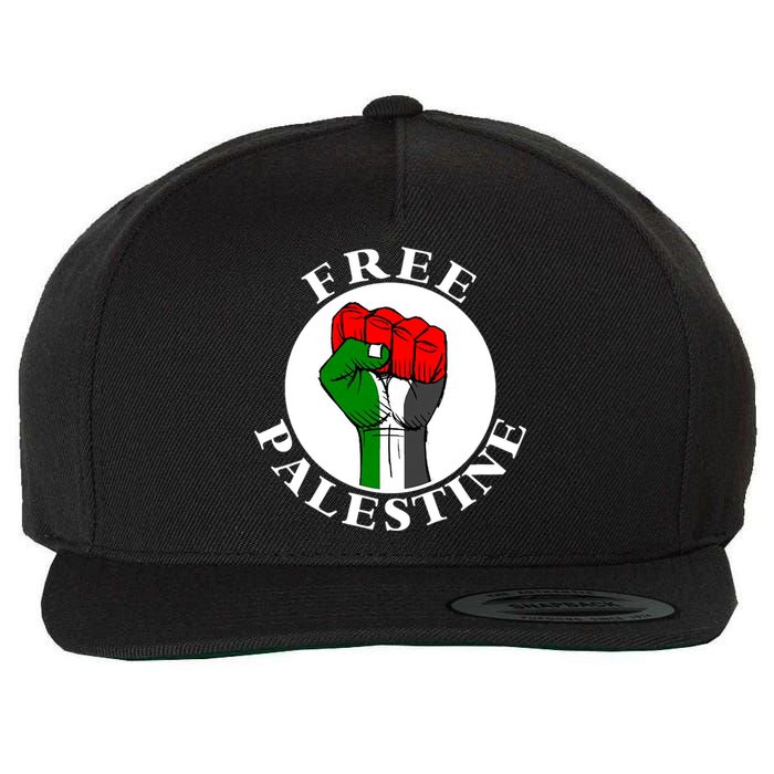 #Freepalestine Free Palestine Wool Snapback Cap