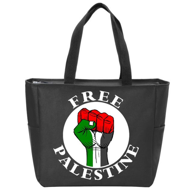 #Freepalestine Free Palestine Zip Tote Bag