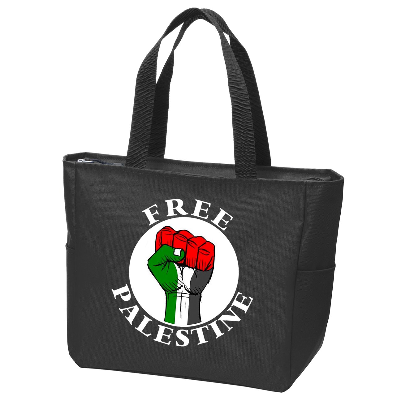 #Freepalestine Free Palestine Zip Tote Bag