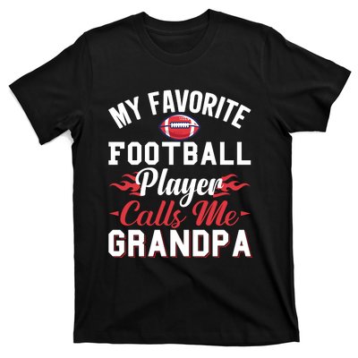 Favorite Football Player Grandpa Graphic T-Shirt