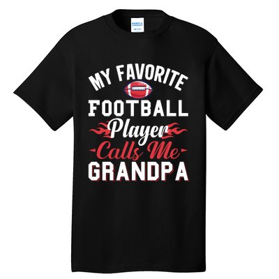 Favorite Football Player Grandpa Graphic Tall T-Shirt