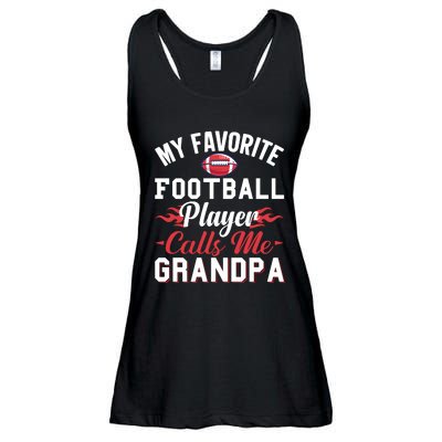 Favorite Football Player Grandpa Graphic Ladies Essential Flowy Tank