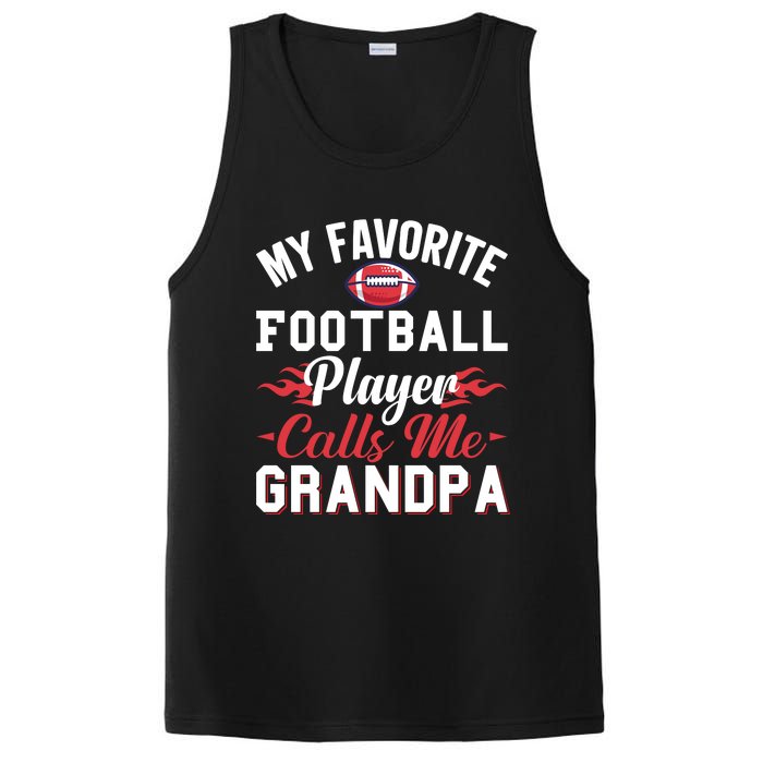 Favorite Football Player Grandpa Graphic PosiCharge Competitor Tank