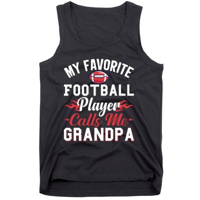 Favorite Football Player Grandpa Graphic Tank Top