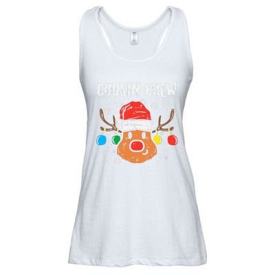 Festive Family Pajama Set for Holiday Celebrations Ladies Essential Flowy Tank