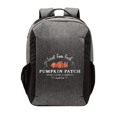 Farm Fresh Pumpkins Fun Autumn Halloween Thanksgiving Fall Vector Backpack