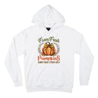 Farm Fresh Pumpkins Fun Autumn Halloween Thanksgiving Fall Hoodie