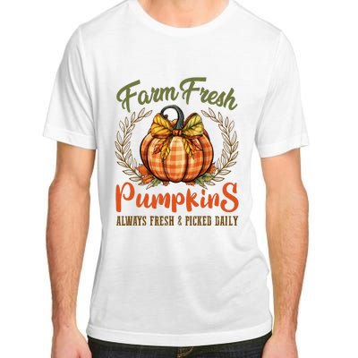 Farm Fresh Pumpkins Fun Autumn Halloween Thanksgiving Fall Adult ChromaSoft Performance T-Shirt