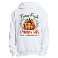 Farm Fresh Pumpkins Fun Autumn Halloween Thanksgiving Fall Urban Pullover Hoodie