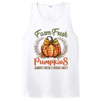 Farm Fresh Pumpkins Fun Autumn Halloween Thanksgiving Fall PosiCharge Competitor Tank