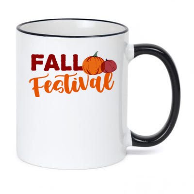 Fall Festival Pumpkin Halloween 11oz Black Color Changing Mug