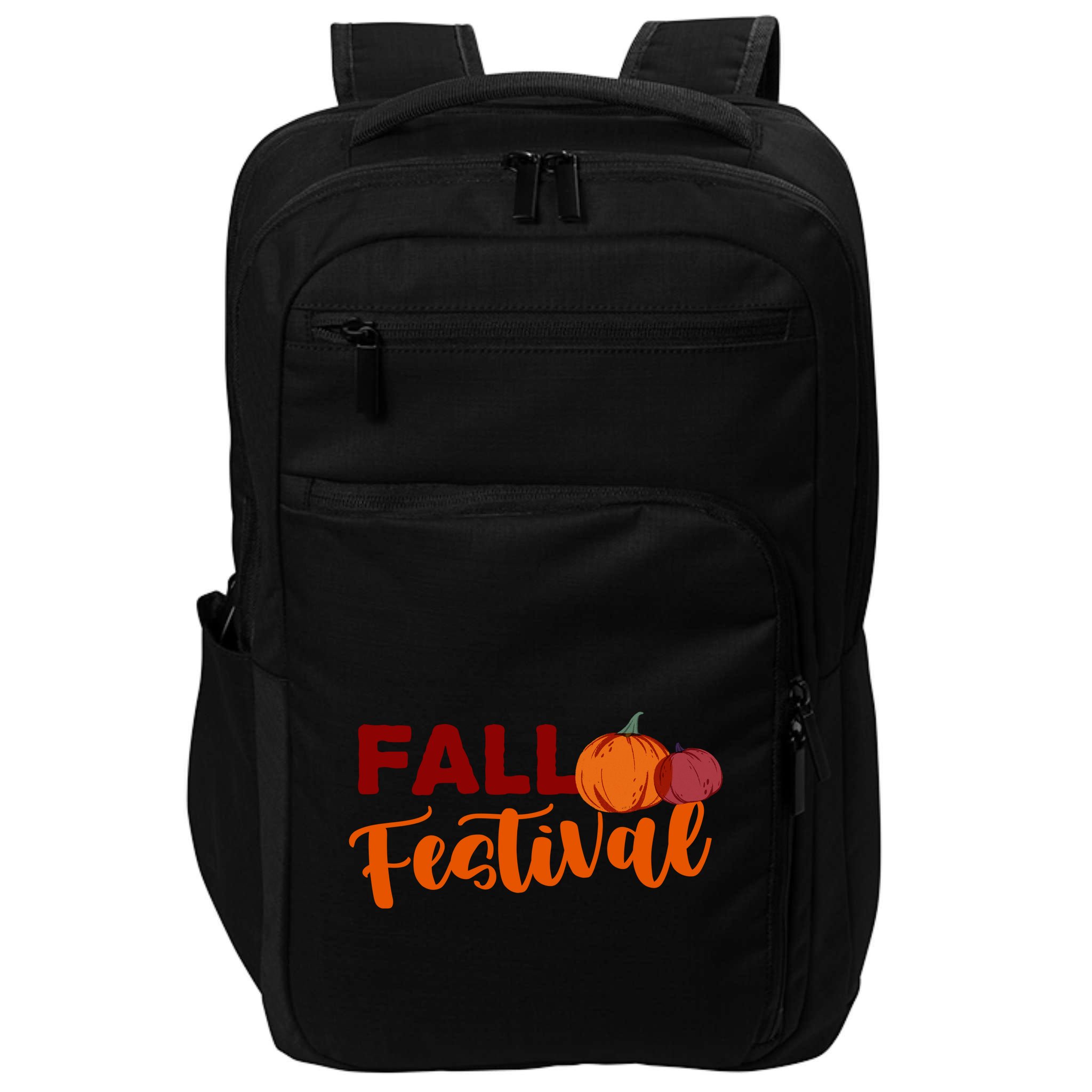 Fall Festival Pumpkin Halloween Impact Tech Backpack