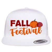 Fall Festival Pumpkin Halloween Flat Bill Trucker Hat