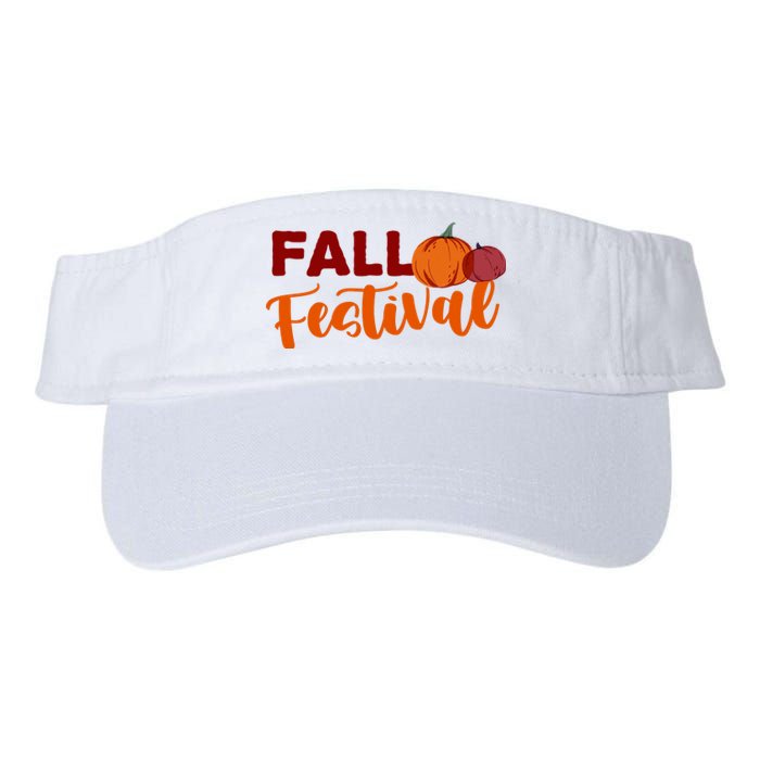 Fall Festival Pumpkin Halloween Valucap Bio-Washed Visor