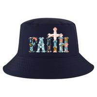 Floral Flower Print Faith Cool Comfort Performance Bucket Hat