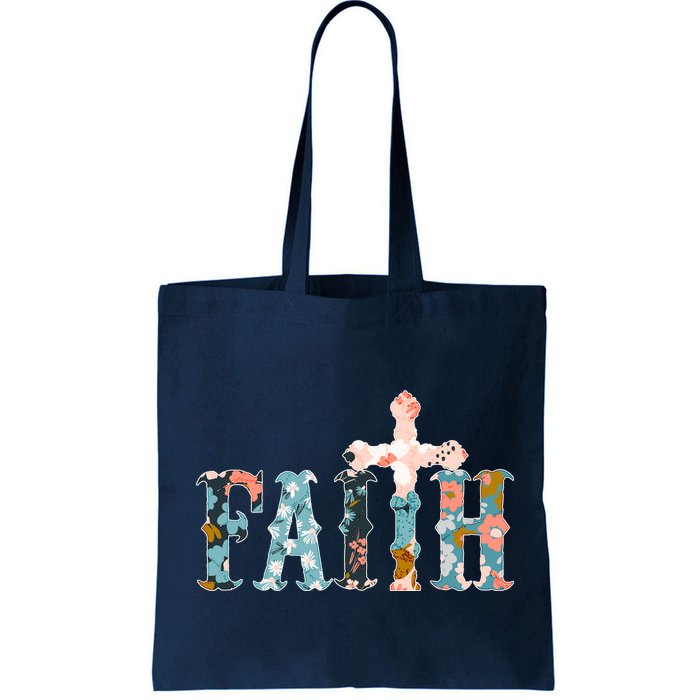 Floral Flower Print Faith Bag