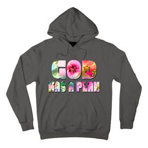 Floral Flower Print God Has A Plan Tall Hoodie