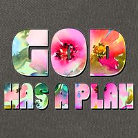 Floral Flower Print God Has A Plan Cotton Canvas Backpack