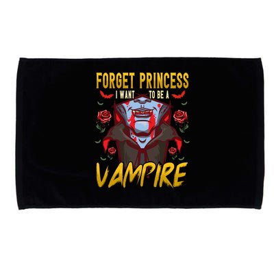 Funny Forget Princess I Want To Be A Vampire Halloween Gift Microfiber Hand Towel