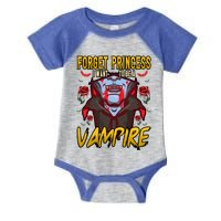 Funny Forget Princess I Want To Be A Vampire Halloween Gift Infant Baby Jersey Bodysuit