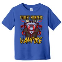 Funny Forget Princess I Want To Be A Vampire Halloween Gift Toddler T-Shirt