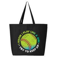 Funny Fastpitch Pitcher Softball Game Gift Gift 25L Jumbo Tote