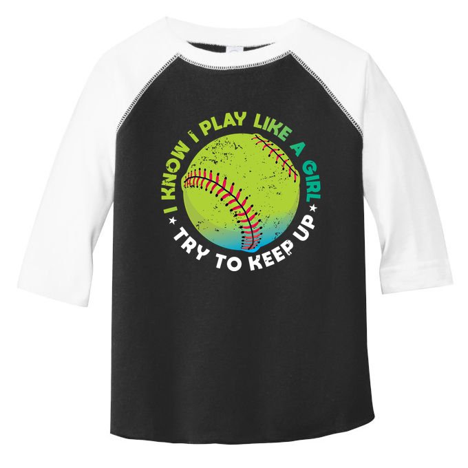 Funny Fastpitch Pitcher Softball Game Gift Gift Toddler Fine Jersey T-Shirt