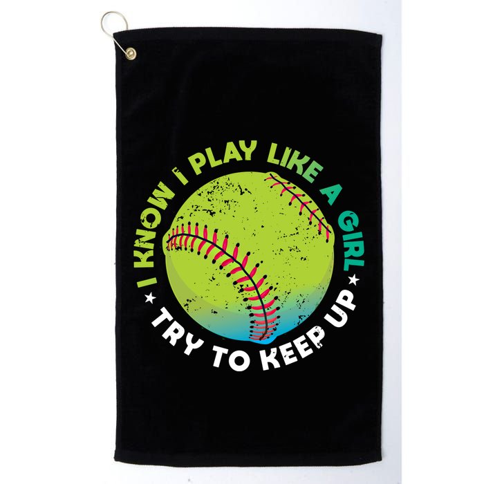 Funny Fastpitch Pitcher Softball Game Gift Gift Golf Towel