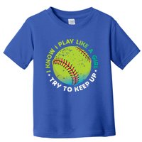 Funny Fastpitch Pitcher Softball Game Gift Gift Toddler T-Shirt