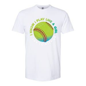 Funny Fastpitch Pitcher Softball Game Gift Gift Softstyle® CVC T-Shirt