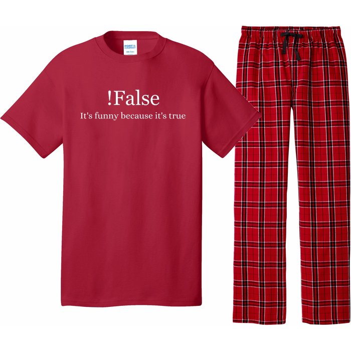 Funny False Programming Coding Gift For Programmers Pajama Set