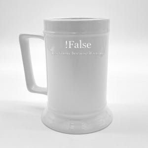 Funny False Programming Coding Gift For Programmers Beer Stein