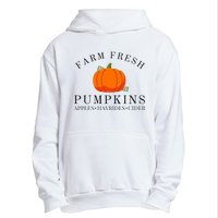 Farm Fresh Pumpkins Apples Hayrides Cider Thanksgiving Fall Urban Pullover Hoodie