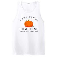 Farm Fresh Pumpkins Apples Hayrides Cider Thanksgiving Fall PosiCharge Competitor Tank