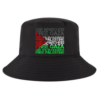 flag Free Palestine Arabic Palestine Gaza Jerusalem  Cool Comfort Performance Bucket Hat