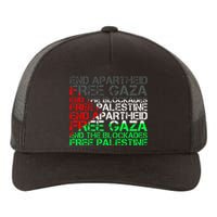 flag Free Palestine Arabic Palestine Gaza Jerusalem  Yupoong Adult 5-Panel Trucker Hat