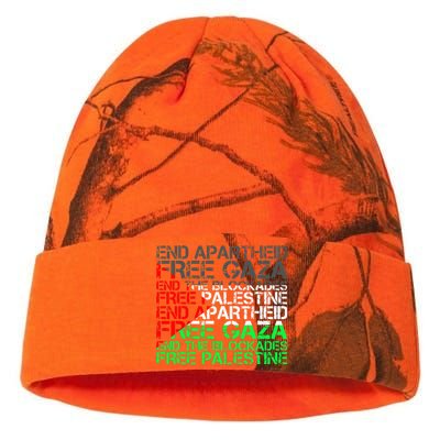 flag Free Palestine Arabic Palestine Gaza Jerusalem  Kati Licensed 12" Camo Beanie