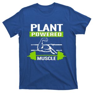 Funny Food Plant Powered Muscle Vegan Veggie Foodie Pun Gift T-Shirt