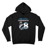 Funny Fishing Party 8 Year Old Birthday Fisherman 8th Fisher Hoodie