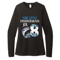 Funny Fishing Party 8 Year Old Birthday Fisherman 8th Fisher Womens CVC Long Sleeve Shirt