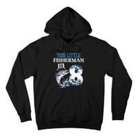 Funny Fishing Party 8 Year Old Birthday Fisherman 8th Fisher Tall Hoodie