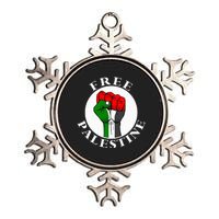 Freepalestine Free Palestine Metallic Star Ornament