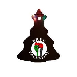 Freepalestine Free Palestine Ceramic Tree Ornament