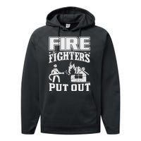 Fire Firefighters Put Out Performance Fleece Hoodie