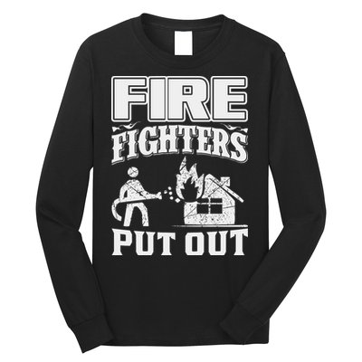 Fire Firefighters Put Out Long Sleeve Shirt