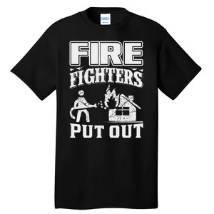 Fire Firefighters Put Out Tall T-Shirt