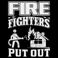 Fire Firefighters Put Out Impact Tech Backpack