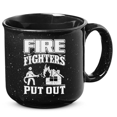 Fire Firefighters Put Out 15oz Campfire Ceramic Mug
